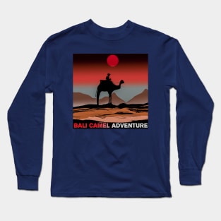 Bali Camel Adventure vintage travel asia Long Sleeve T-Shirt